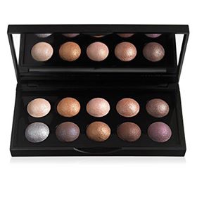 e.l.f. Cosmetics Baked Eyeshadow Palette Shimmer Eye Makeup, California, 10 Colors
