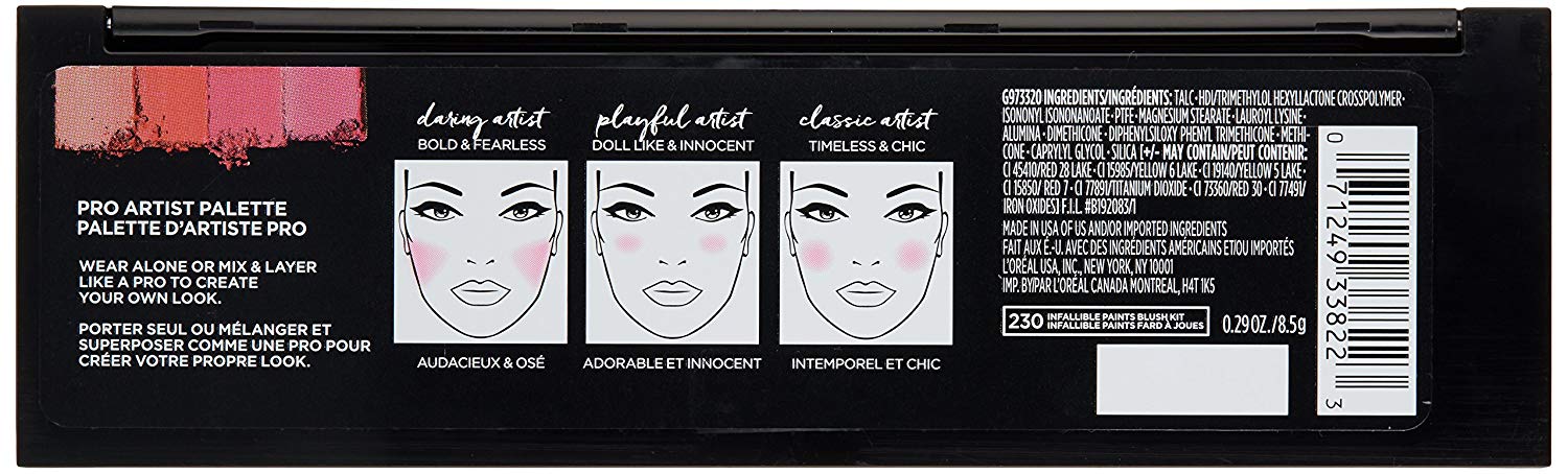 L'Oréal Paris Infallible PAINTS/BLUSH, 0.29 oz.
